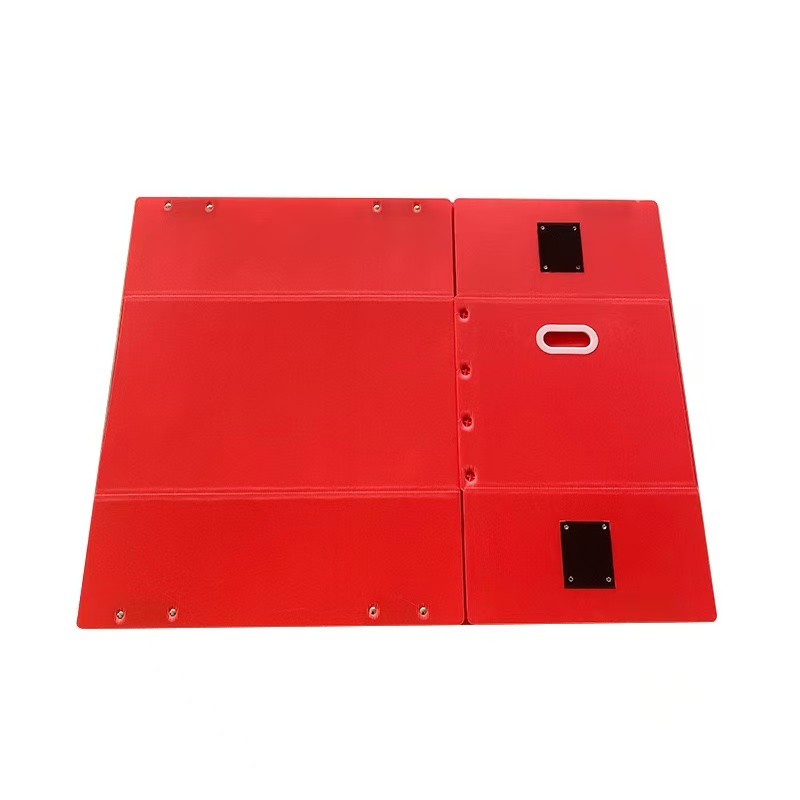 Hộp doanh thu bằng nhựa PP có thể gập lại với nắp Velcro