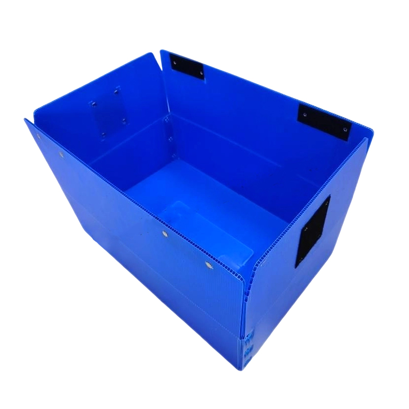 Thùng nhựa Corflute có thể gập lại có thể tái sử dụng với nắp cố định Velcro