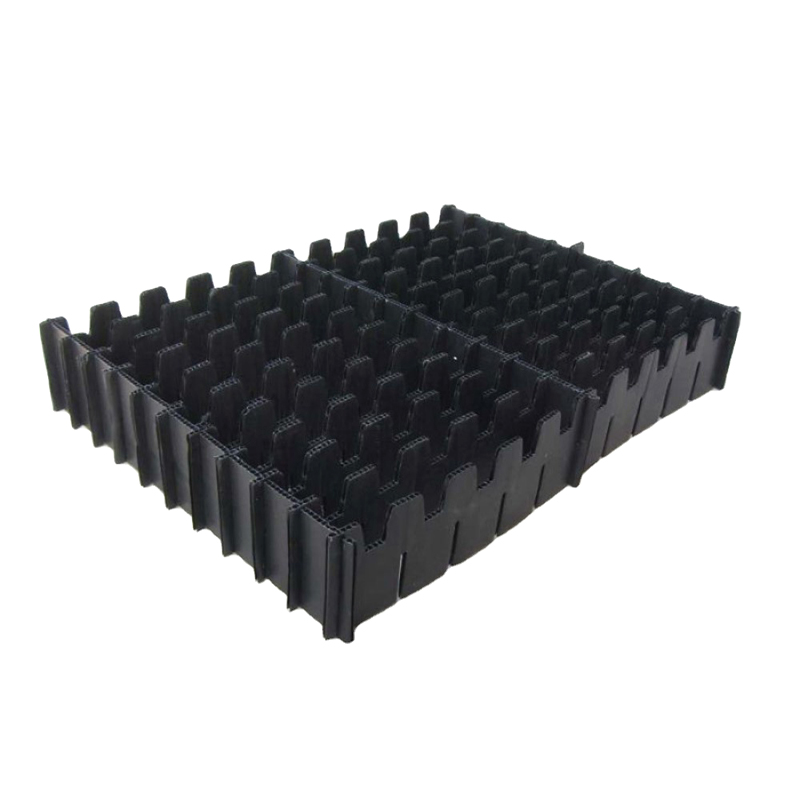 Thùng chứa bảng rỗng PP có ngăn bằng nhựa ESD có bộ chia lưới