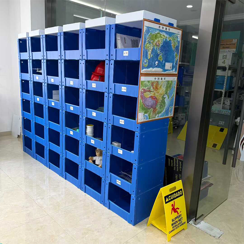 Bộ phận bảng rỗng Correx PP có thể xếp chồng lên nhau Thùng lưu trữ