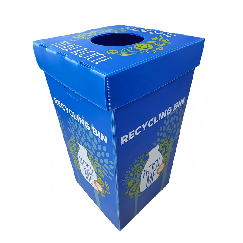 Thùng rác tái chế nhựa PP có thể gập lại