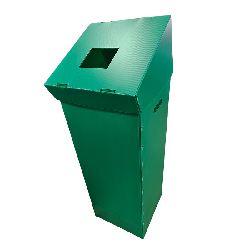 Thùng rác tái chế nhựa PP có thể gập lại