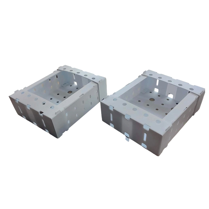 Mở hộp đóng gói trái cây bằng nhựa có thể xếp chồng lên nhau
