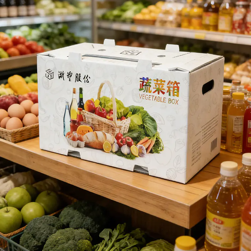 Hộp sóng rau củ quả PP